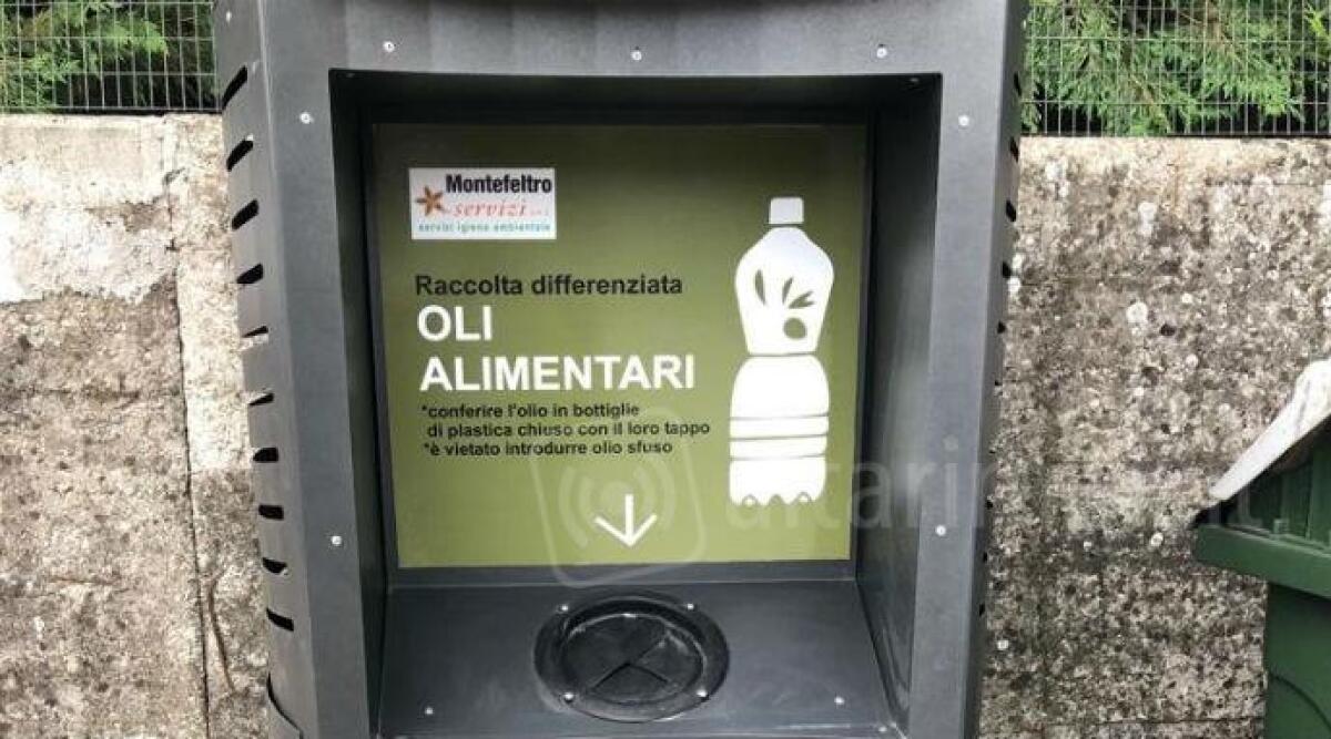 Novafeltria, arrivano quattro nuovi punti di raccolta dell'olio vegetale esausto - 