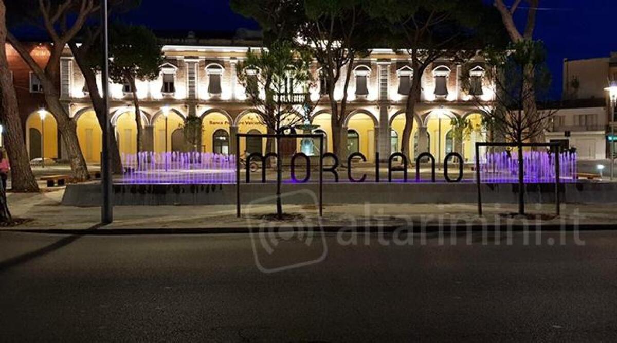 Nuova piazza di Morciano di Romagna secondo l'antico assetto - 