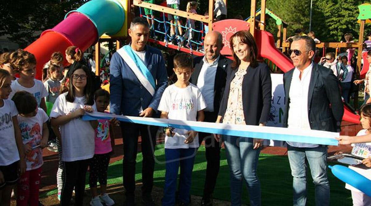 Inaugurazione nuova area giochi del Parco Ausa a Dogana di San Marino - 