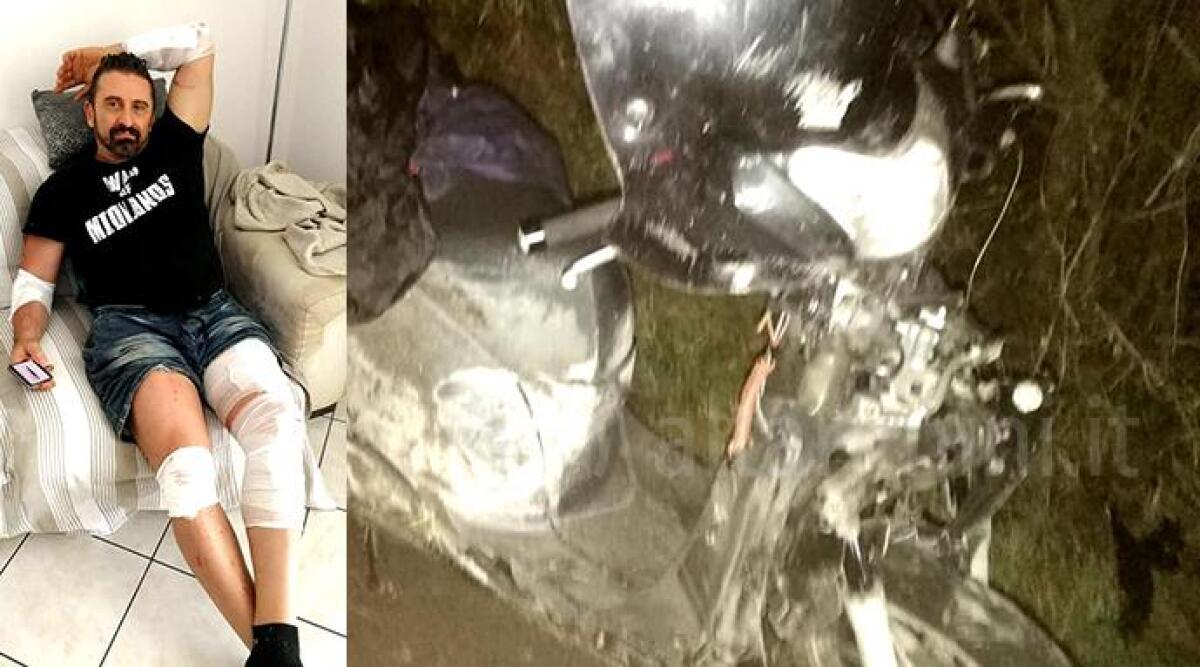 Verucchio, il cinghiale gli piomba davanti: 56enne cade in scooter e finisce al pronto soccorso -