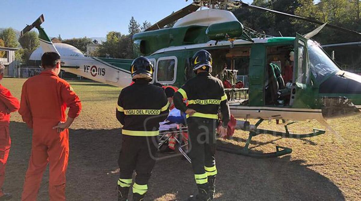 Escursionista ferita sul Sasso Simone e Simoncello, soccorsa dall'elicottero - 