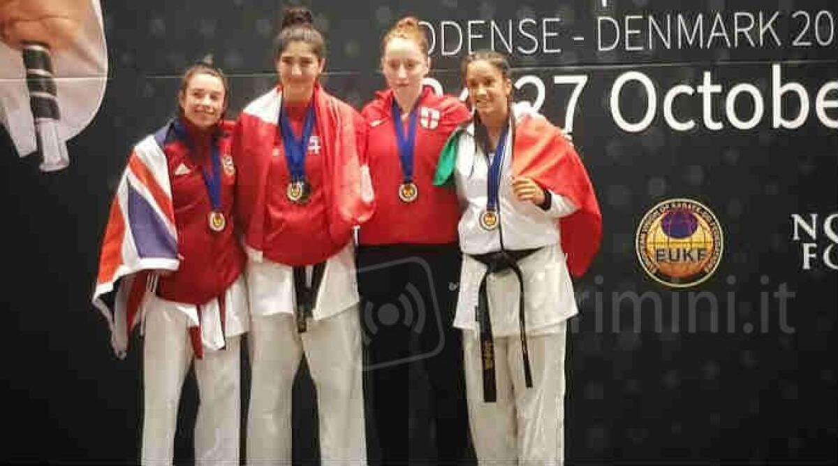 Karate, la riminese Fiammetta Gabellini terza agli Europei ad Odense - 