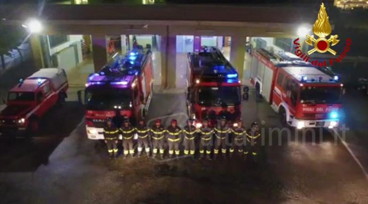 VIDEO Vigili del Fuoco morti ad Alessandria, il cordoglio dei pompieri di Rimini - 