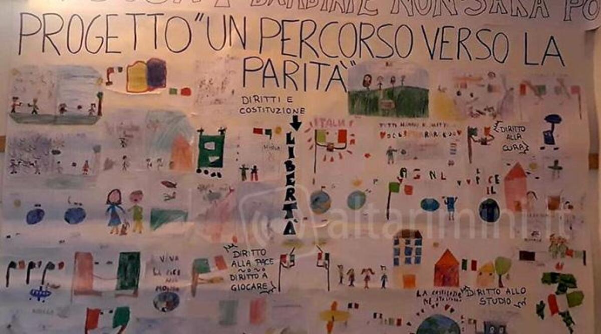 Sensibilizzare i bambini delle scuole alla parit&agrave; tra uomo e donna: l'iniziativa a San Giovanni - 