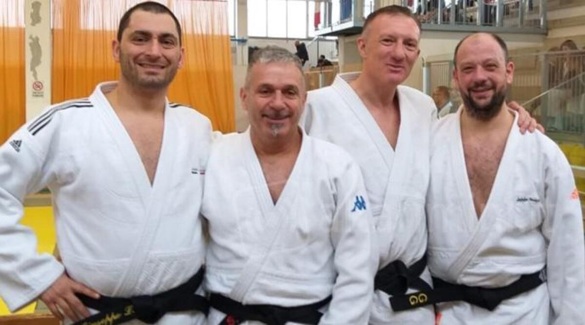 Luigi Bertozzi, pap&agrave; judoka e prima cintura nera della sezione Judo Polisportiva Riccione - 