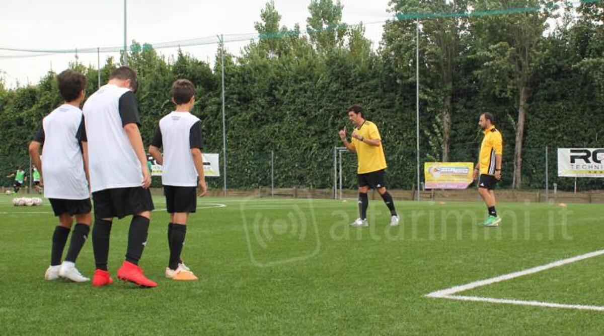 Rimini, responsabile scouting della Juventus Corrado Ferracuti in visita al Garden - 