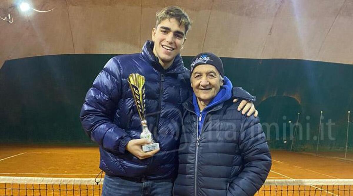 Tommaso Morotti del circolo Tennis Morciano in evidenza ad Ancona -