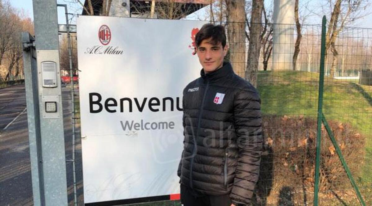 Rimini Calcio, provino al Milan per il centrocampista 2003 Francesco Angelini - 