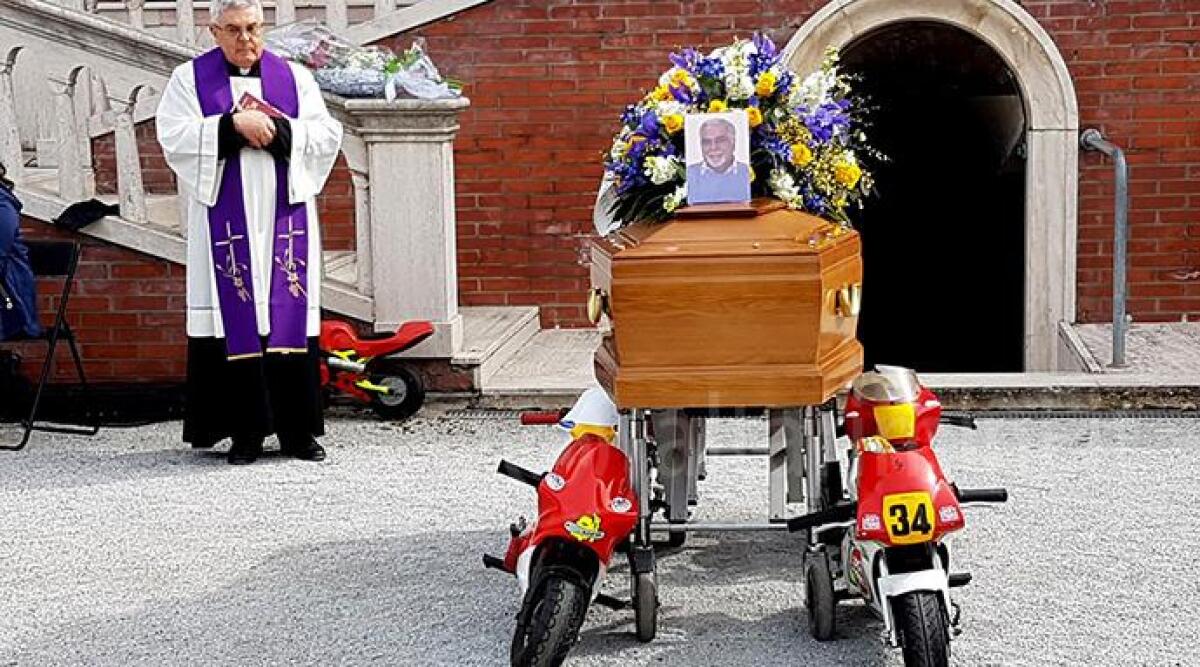 FOTO Funerali di Sergio Censi, motociclismo in lutto. Un grande "Signore" -