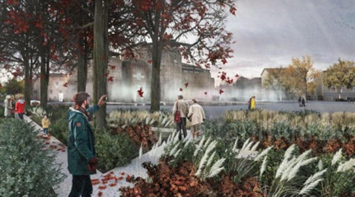 La nuova piazza Malatesta di Rimini: tre aree tra verde, storia e cinema -
