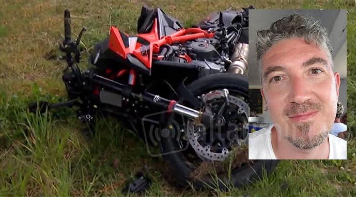 Cristian non ce l'ha fatta, &egrave; morto il motociclista 45enne riminese - 