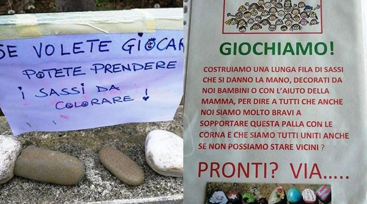 Cattolica: bambini di un quartiere dipingono i sassi. La curiosa iniziativa - 