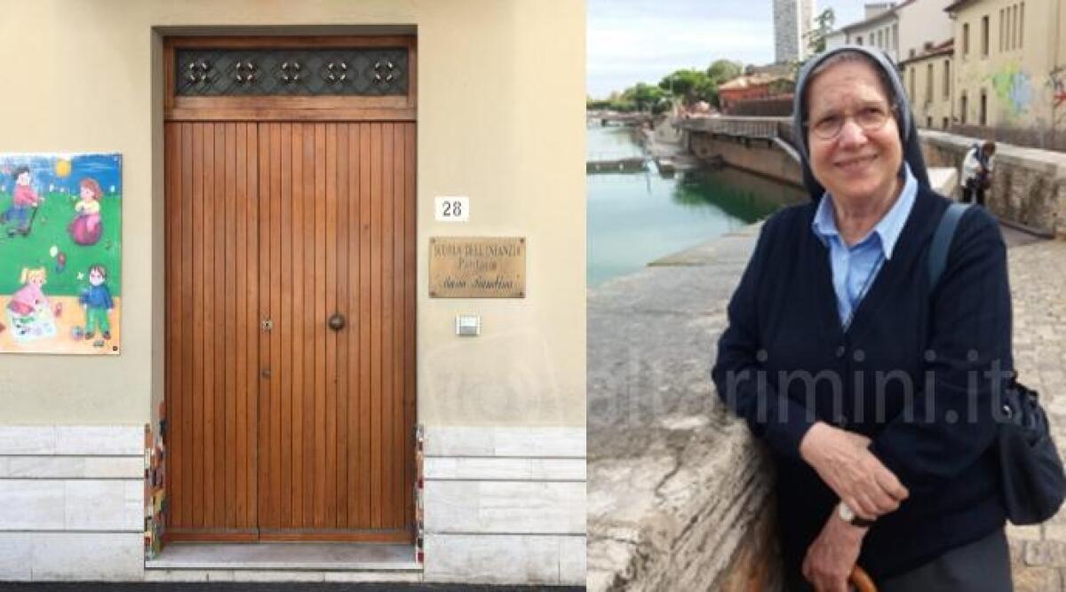 La scuola Maria bambina di Rimini sopravvive con le donazioni, il grazie di suor Maria Regina - 