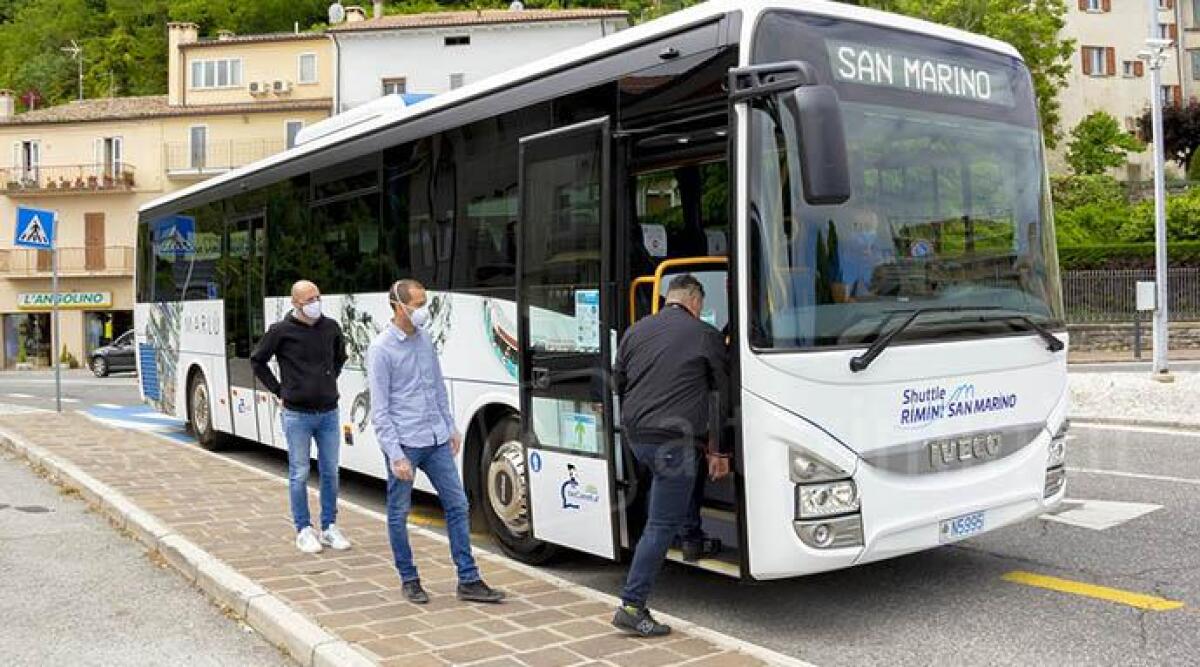 Linea bus internazionale Rimini-San Marino, ripartono le corse in piena sicurezza - 