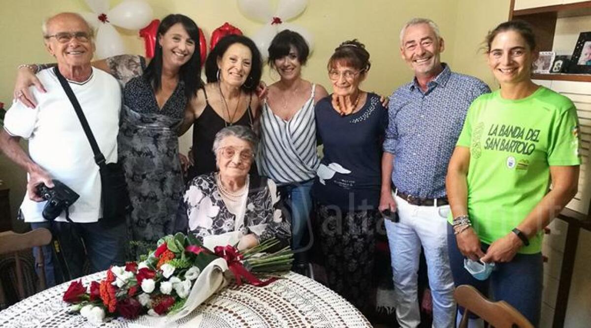 Pierina Staccoli compie cent'anni, Cattolica festeggia la centenaria -