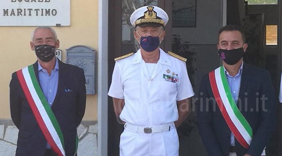 Visita a Cattolica del comandante generale della Guardia Costiera, Giovanni Pettorino - 