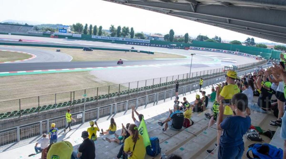 Giornata storica a Misano per il motomondiale: torna il pubblico sugli spalti -