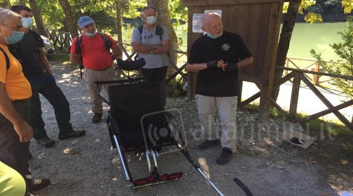 La montagna per tutti, corso Cai Rimini per accompagnatori di Joelette -