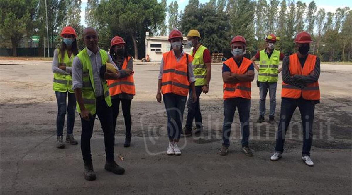 Visita all'inceneritore di Coriano per l'assessore all'ambiente di Cattolica Filippini -