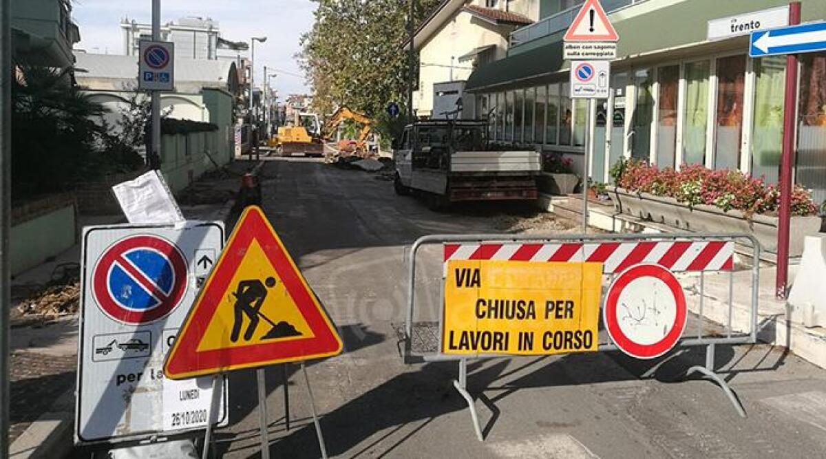 Cattolica, avviati i lavori di riqualificazione di via Trento -