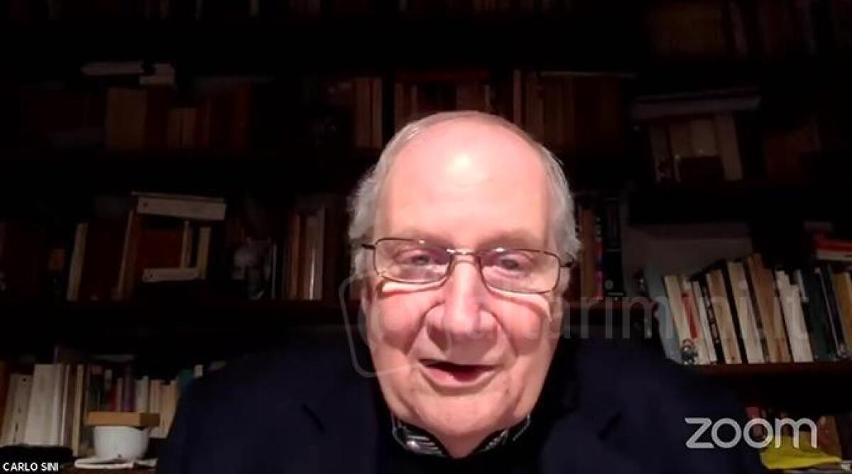 Filosofia, tutto esaurito per la conferenza streaming di Carlo Sini con la biblioteca di Misano -