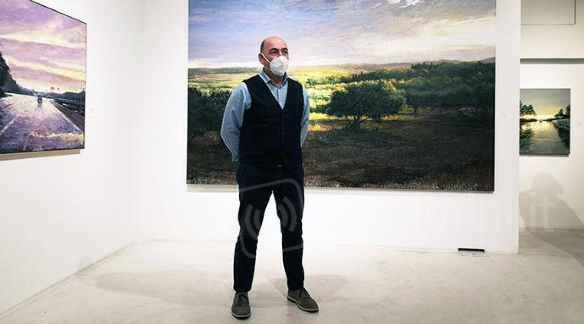 Alla galleria Augeo art space esposte le opere del riminese Davide Frisoni -