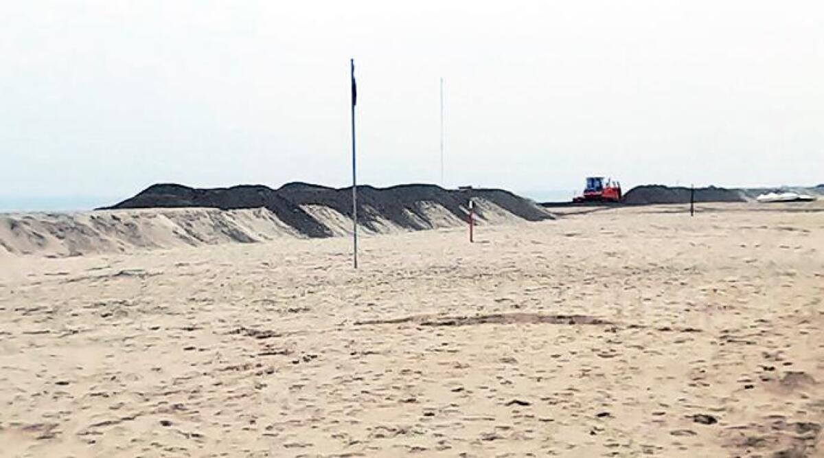 Sorgono le dune lungo le spiagge riminesi per proteggere l'arenile -