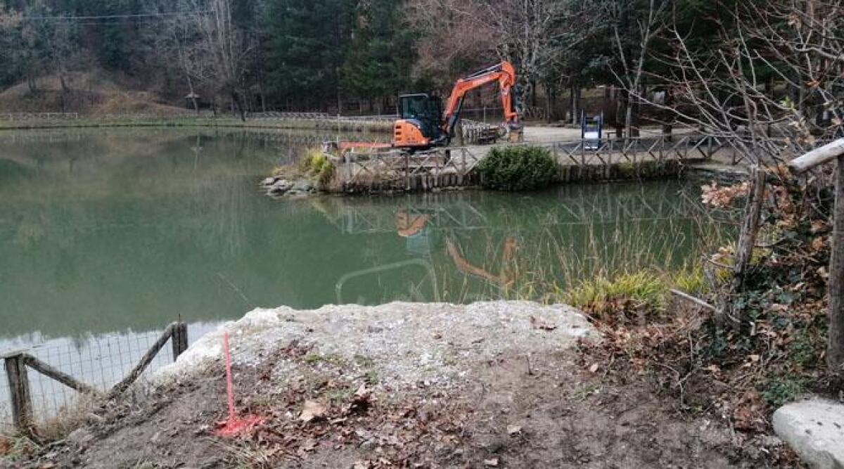 Pennabili, lavori al lago di Andreuccio: nascerà un anfiteatro naturale -