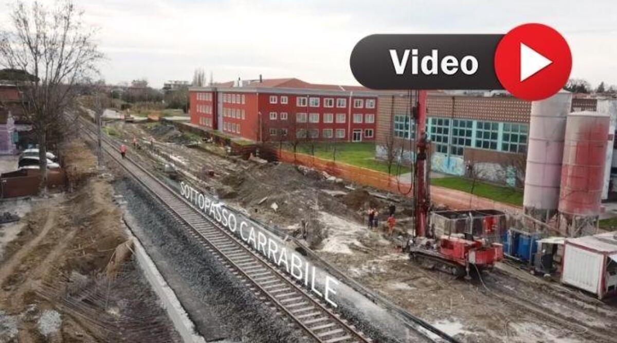 VIDEO Sottopassi Viserba, addio al passaggio a livello: video con drone nel cantiere - 
