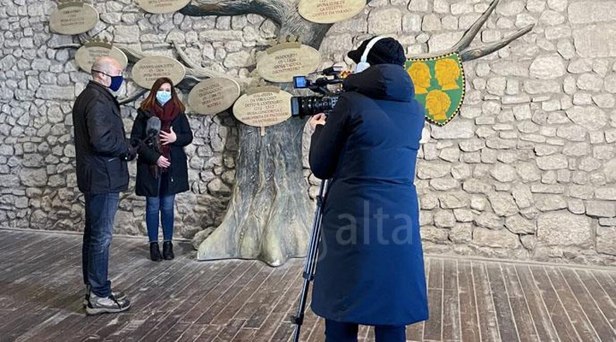Telecamere Rai alla scoperta di Verucchio, San Leo e Sant'Agata Feltria - 