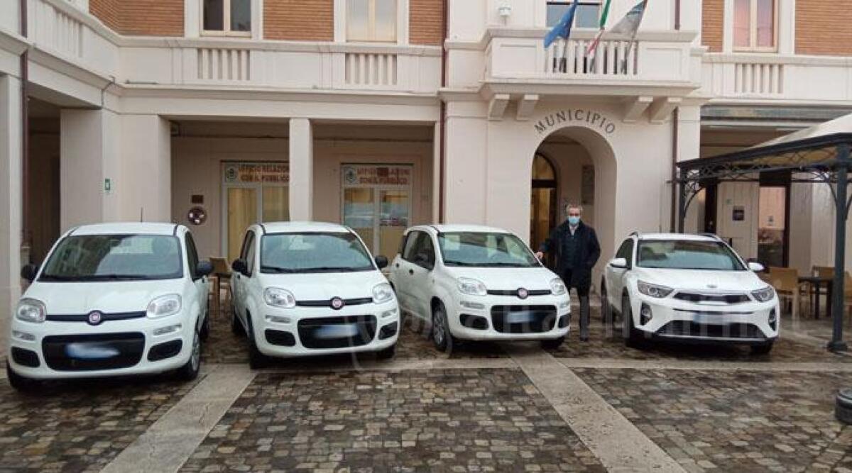 Coriano rinnova il proprio parco mezzi noleggiando 4 nuove auto -