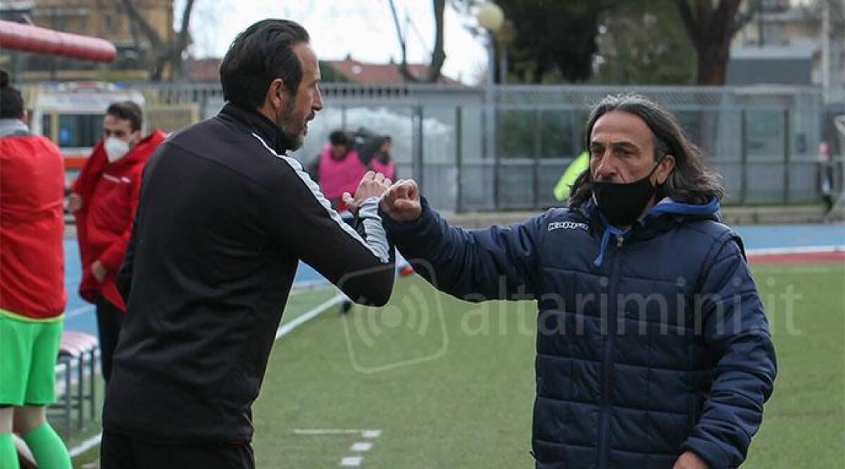 Rimini-Sammaurese 0-2, mister Protti: "Alleno un gruppo straordinario. Vittoria meritata" -