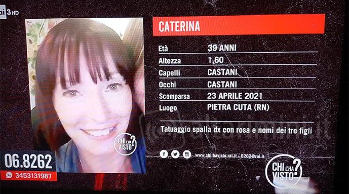 A 'Chi l'ha visto' il caso della donna scomparsa da Pietracuta: l'appello della famiglia - 
