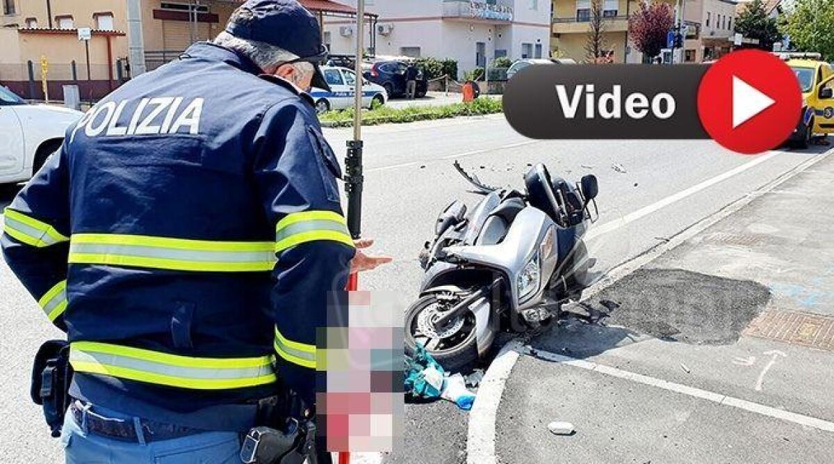 VIDEO Incidente a Santa Giustina, schianto auto scooter. 56enne gravissimo in ospedale -