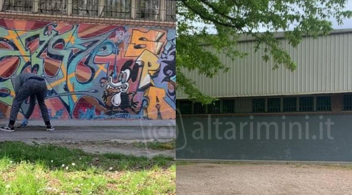 Murales artistico riverniciato, la protesta: "Stop pregiudizi, tutelare le forme di street art" - 