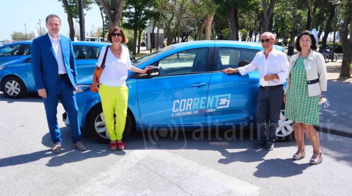 Sbarca a Rimini Corrente, il car sharing di auto elettriche a flusso libero -