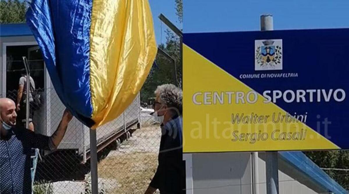 Novafeltria: l'impianto sportivo di Secchiano intitolato a Walter Urbini e Sergio Casali - 