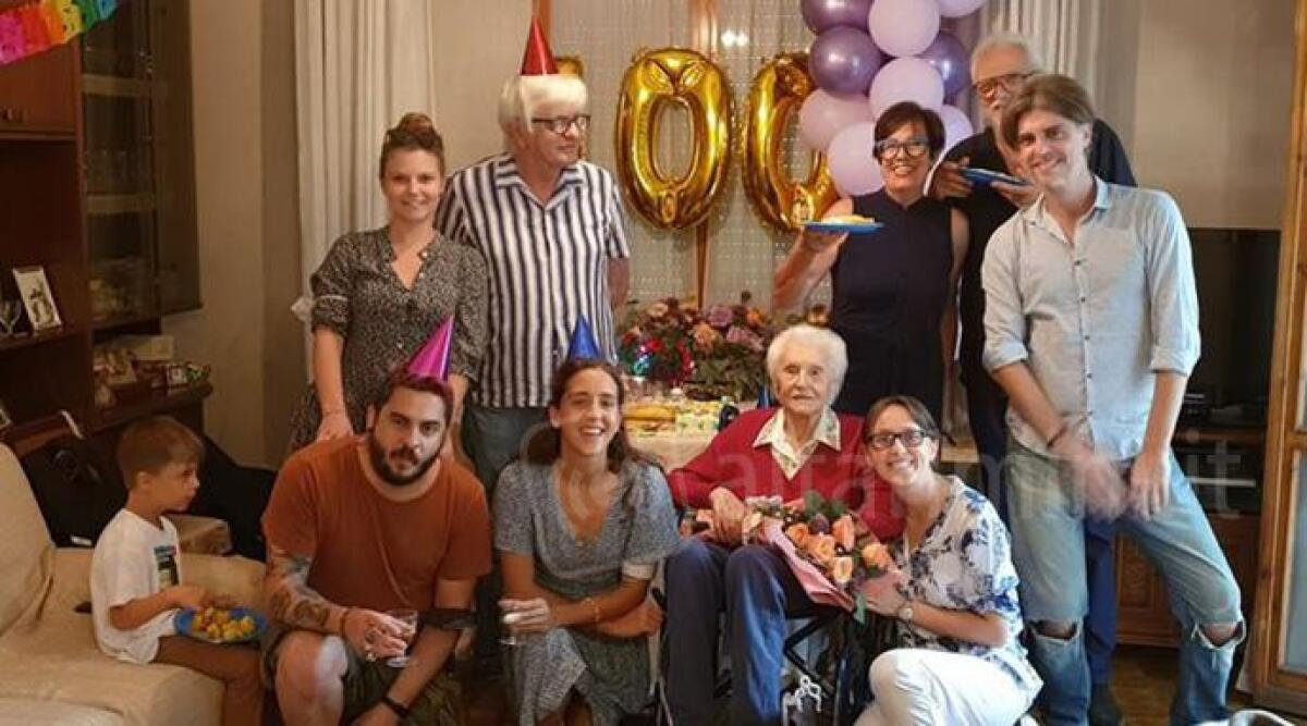 Nonna Lucia compie cent'anni: festa in famiglia a Novafeltria con il saluto dell'amministrazione - 