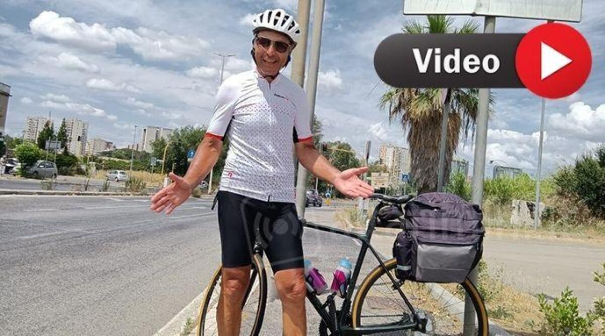 Viaggio in bicicletta da Rimini a Noto: l'impresa di Stefano. E' il fratello di Gabriele Bagno 26 -