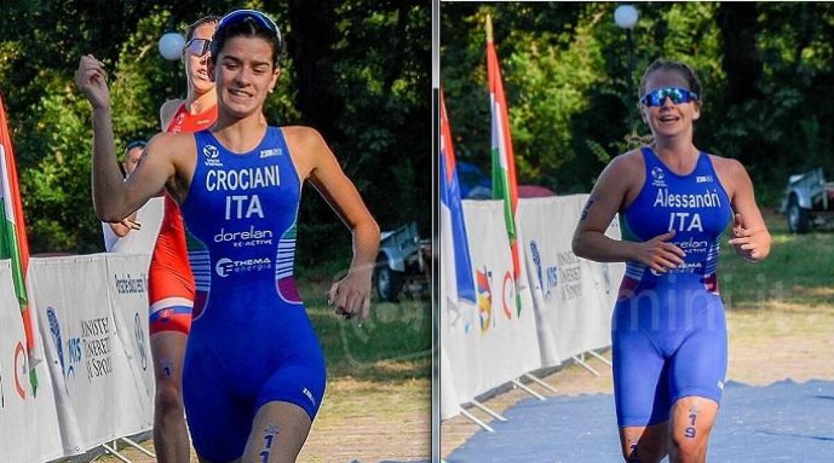 Le riminesi Alice Alessandri e Sara Crociani brillano all'Europe Triathlon Junior Cup - 