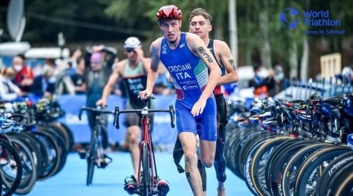 Ottimo esordio per il riminese Alessio Crociani alla World Triathlon Cup in Repubblica Ceca - 