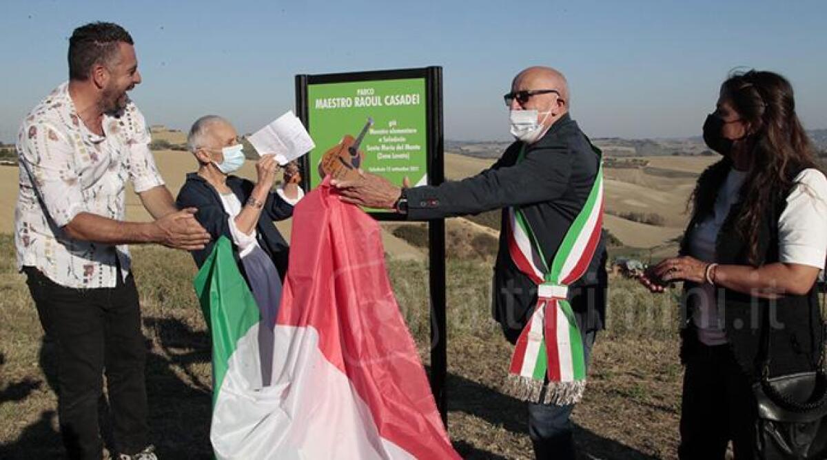 Un parco intitolato a Raoul Casadei, l'omaggio di Saludecio -