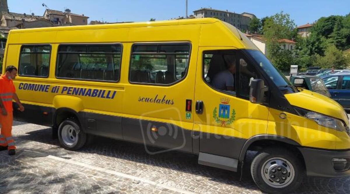 Un nuovo scuolabus nel comune di Pennabilli, acquistato con contributi a fondo perduto - 
