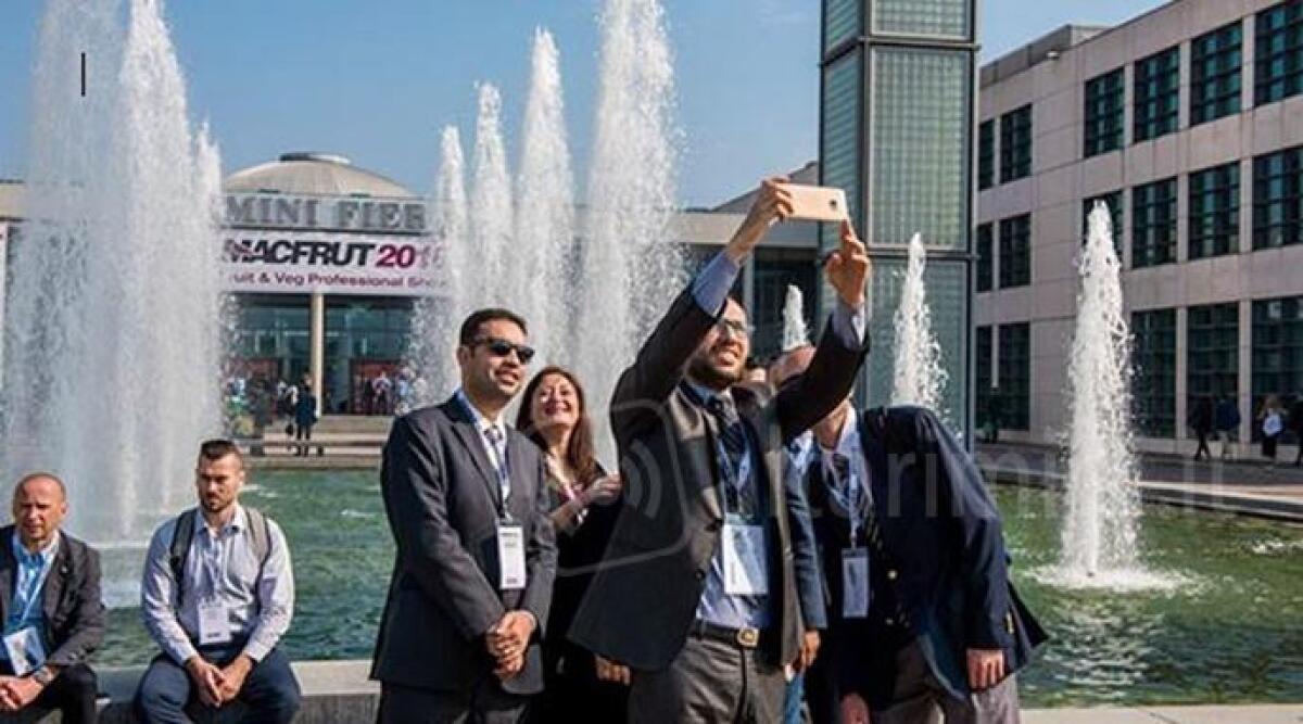 Rimini: il Ministro Stefano Patuanelli inaugura Macfrut e Fieravicola - Ingresso della Fiera di Rimini