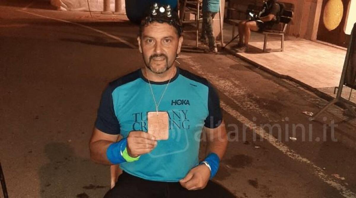 Podismo, Sassofeltrio: Paolo "Leurin Trail" completa la "Tuscany Crossing" di 103 km -