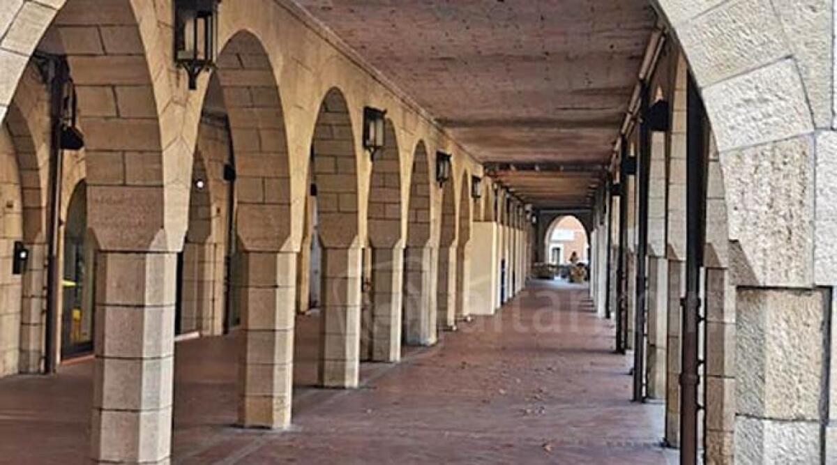 San Marino: parte restauro dei portici di Borgo Maggiore, patrimonio Unesco -