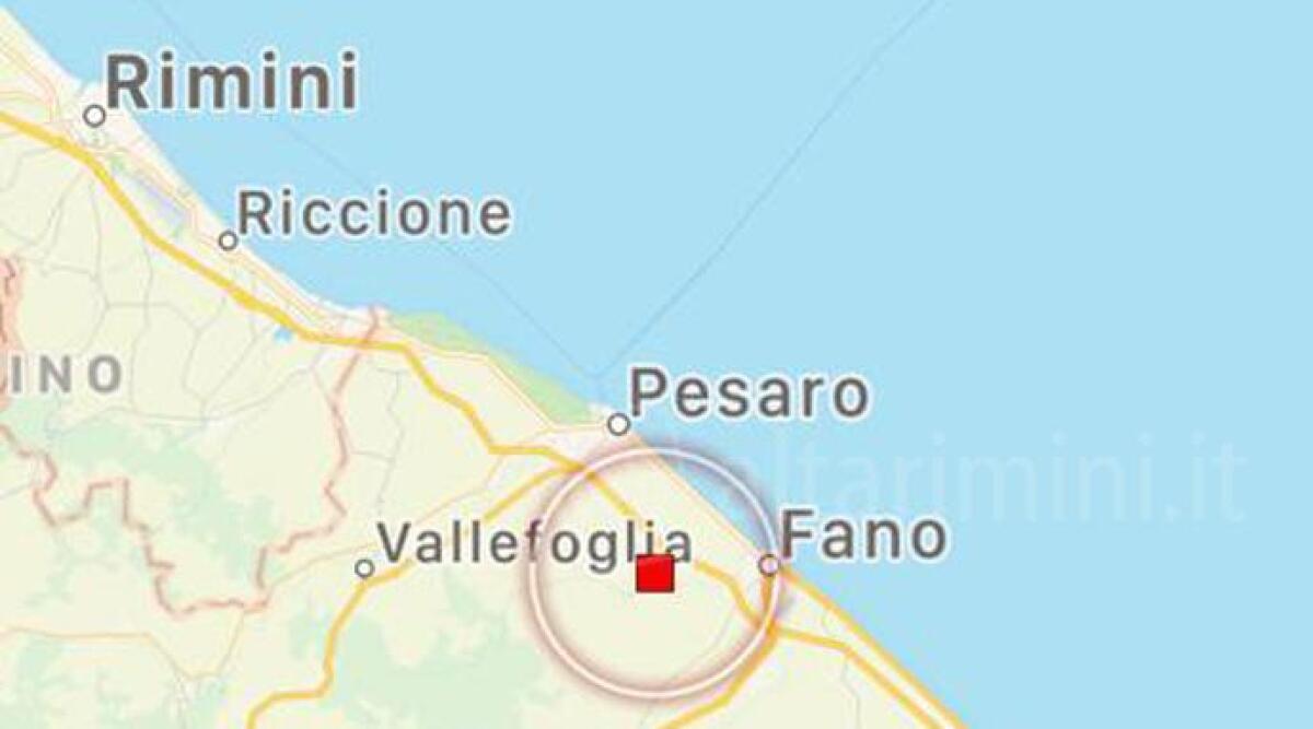 Forte scossa di terremoto avvertita a Rimini, epicentro tra Pesaro e Fano - 