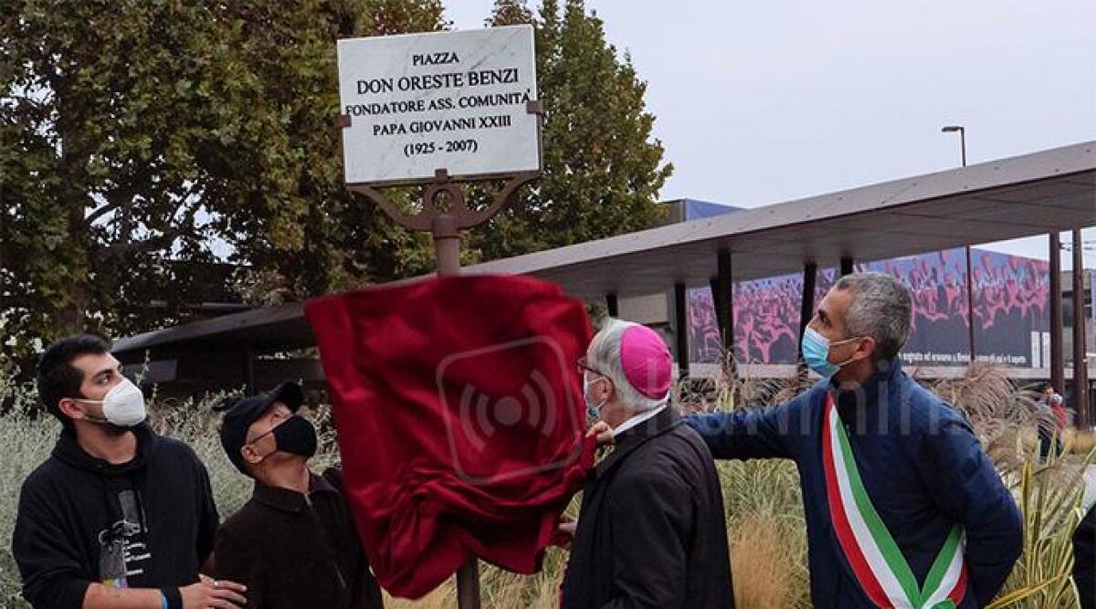 Rimini, nuova piazza della stazione dedicata a Don Oreste Benzi - 