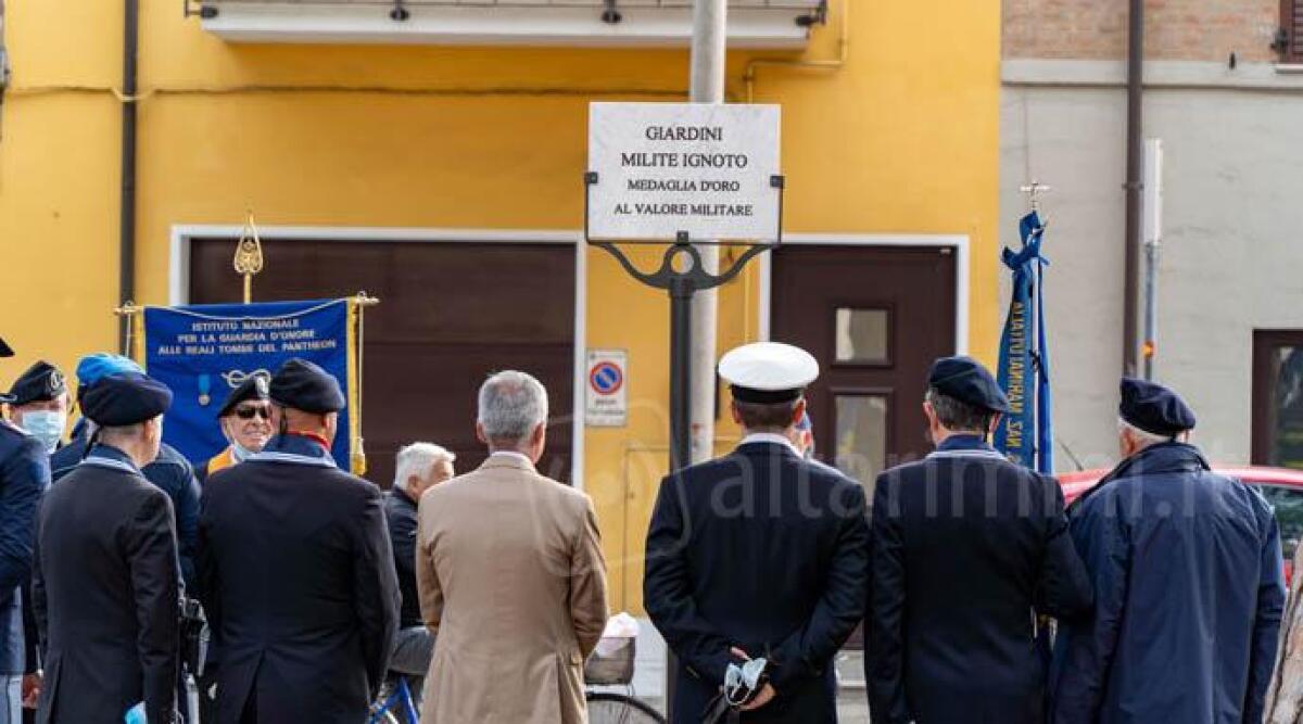 Rimini, inaugurati i giardini intitolati al Milite Ignoto - 