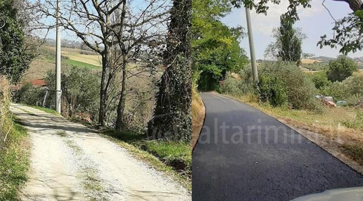 Gemmano, sistemate le strade vicinali di uso pubblico -